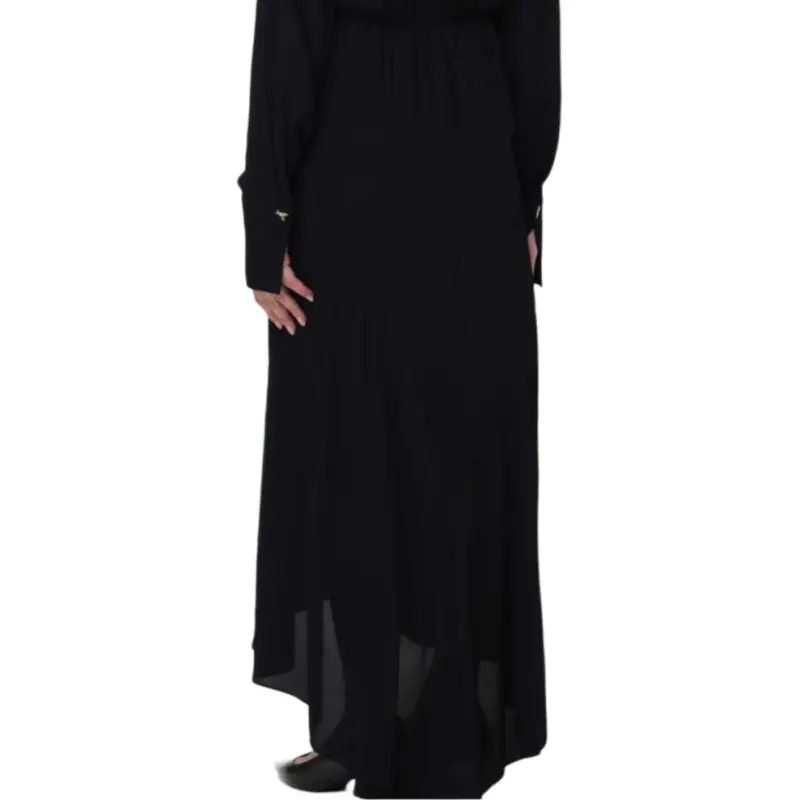 Patrizia Pepe Long Sleeved Dress Women's Black-4