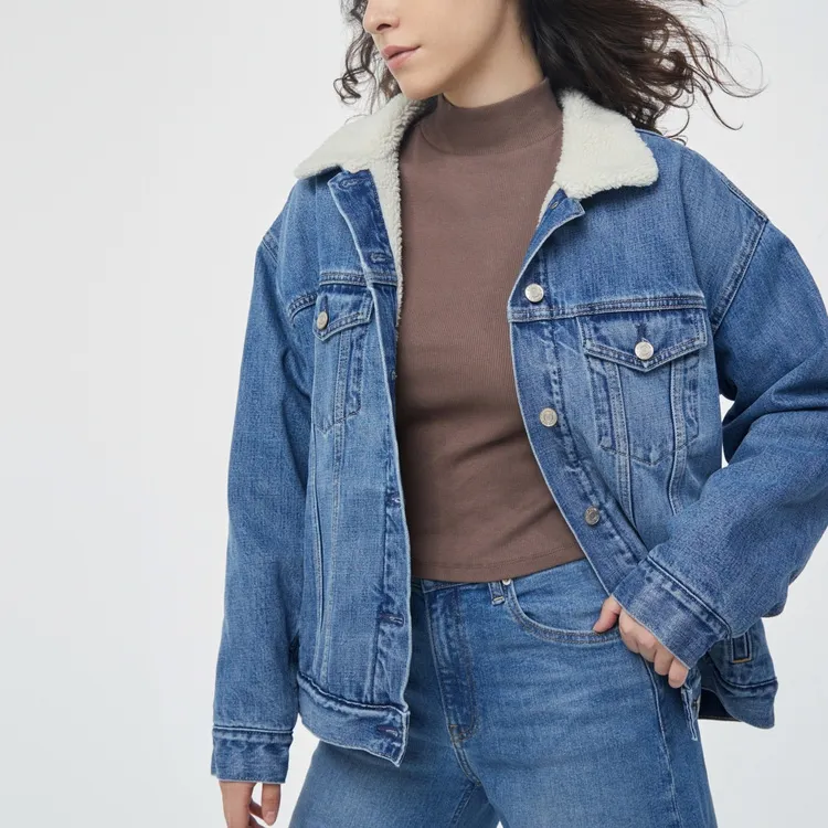GAP Denim Jackets Women's Blue-1