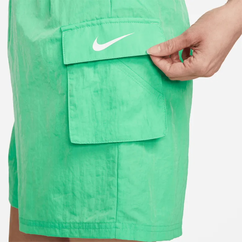Nike Casual Shorts Women's Green Yellow-4