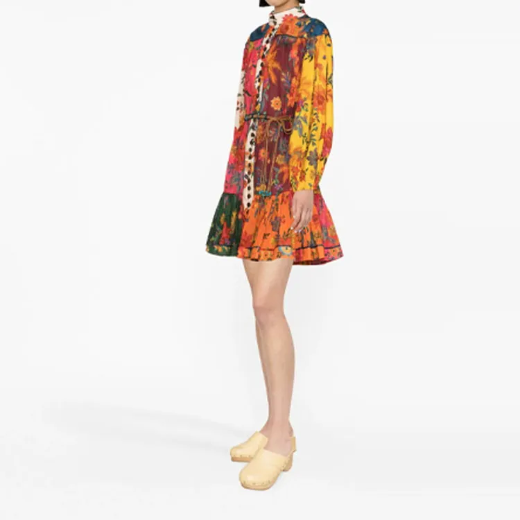 Zimmermann Floral-print Belted Mini Dress-2
