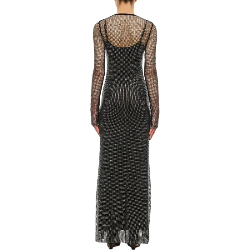 SportMax Embellished Long Sleeved Maxi Dress-1