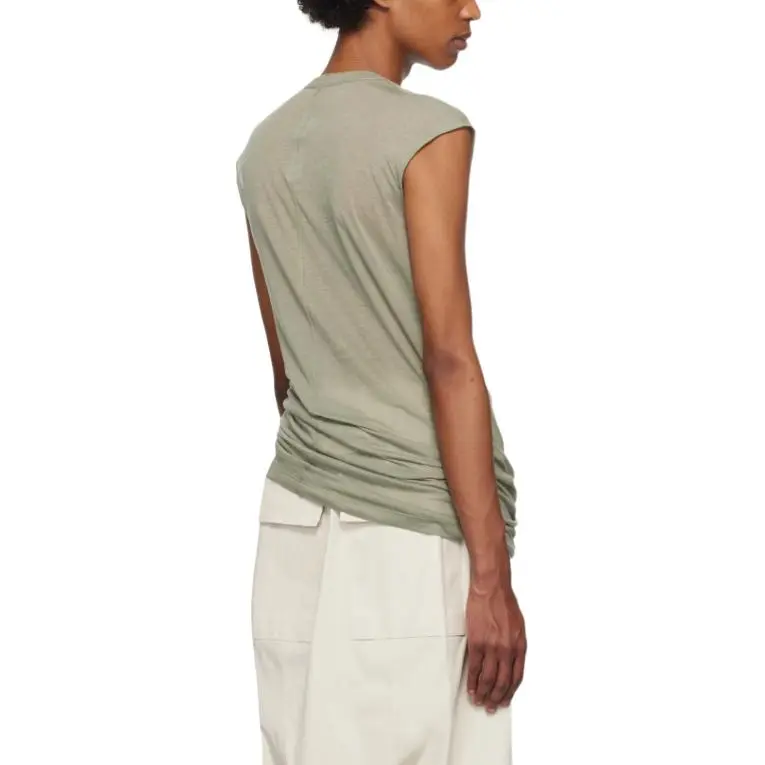 RICK OWENS Plunging V neck T shirt-1