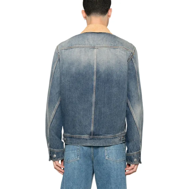 Alexander McQueen Zip Up Denim Jacket-2