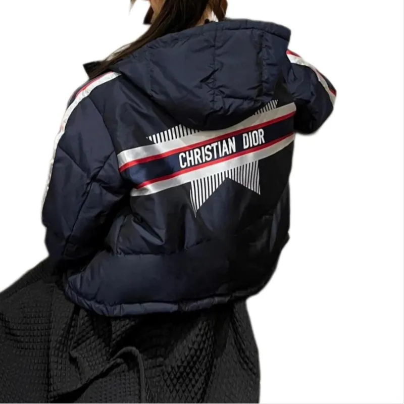 DIOR Quarterly New Products Down Jackets Women's Blue-3