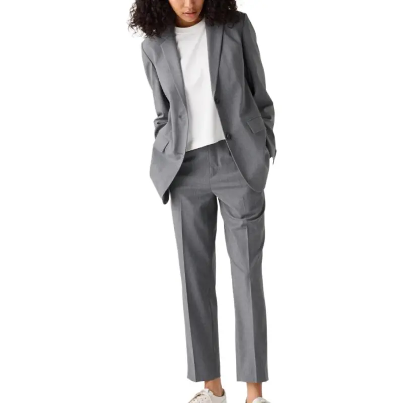 UNIQLO Casual Pants Women's Sky Gray-2