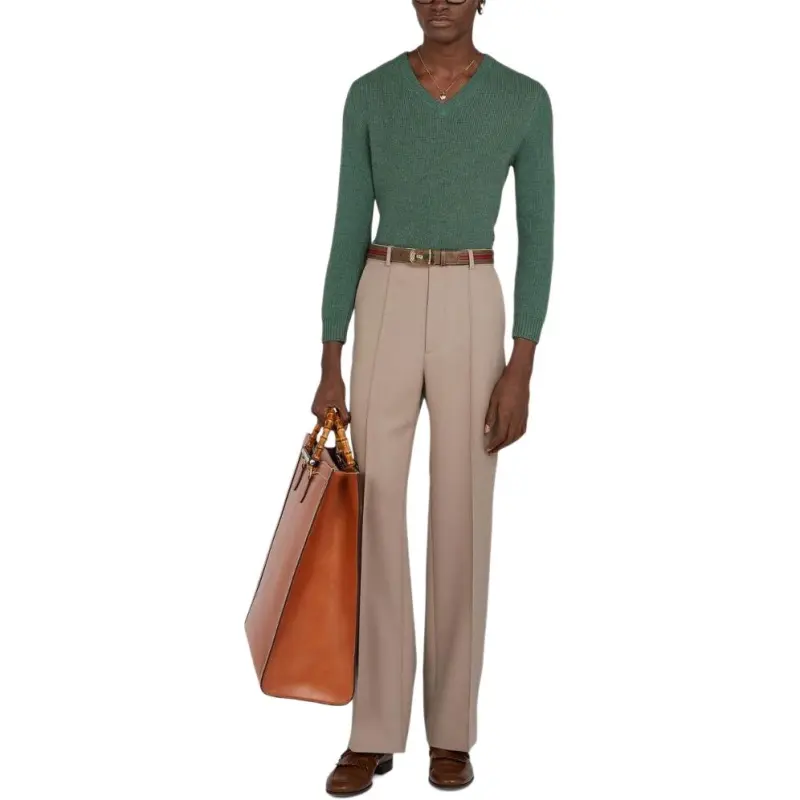 GUCCI V Neck Knit Jumper-1