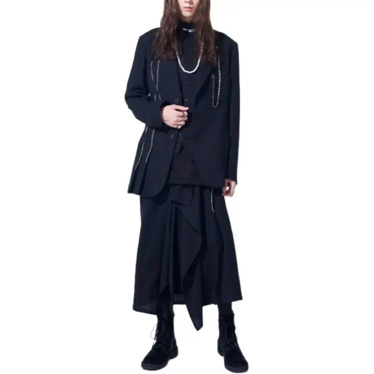 Yohji Yamamoto S'YTE FW24 Jackets Coats Unisex Black-3