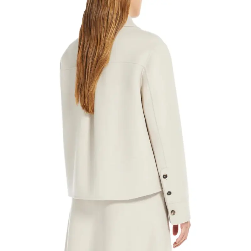 'S MAX MARA Buttoned Long-Sleeved Jacket-2