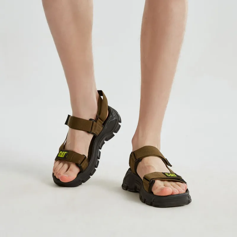 CAT Progressor Web Bold Sports Sandals Unisex Army Green-6