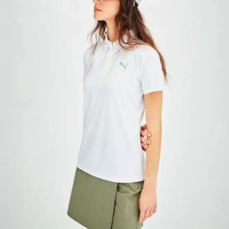PUMA Polo Shirts Women's White-4