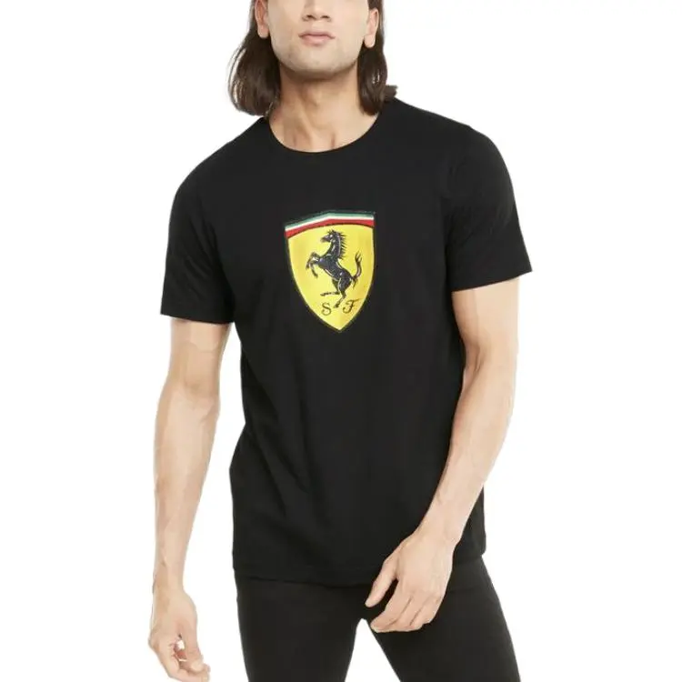 PUMA Scuderia Ferrari Race Colored Big Shield Big Kids' Tee-2