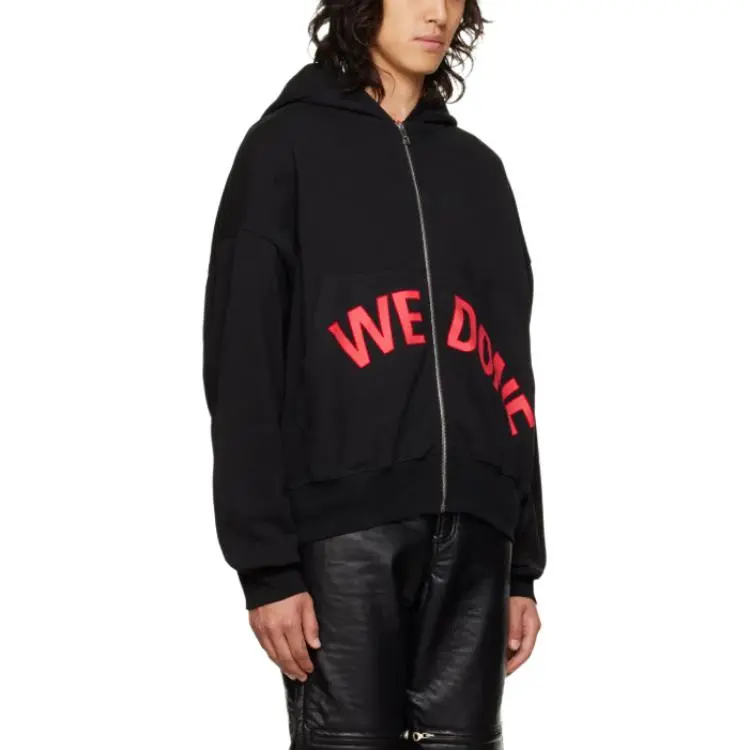 WE11DONE Sweatshirt Unisex Black-2