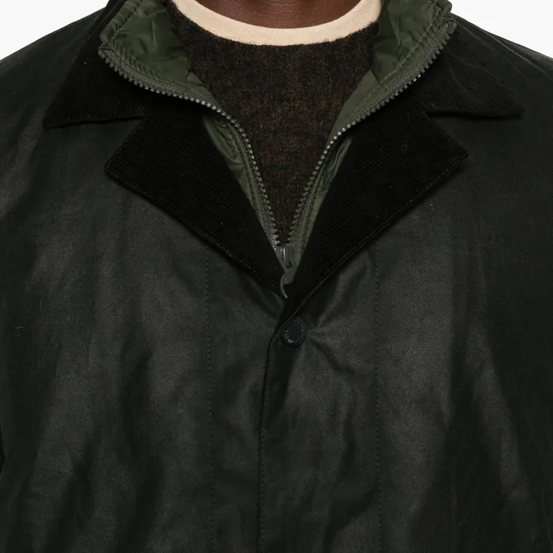 BARBOUR Craster Layered Zip Up Jacket-4