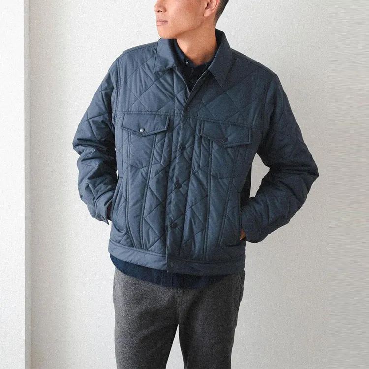 Beams Jackets Men Marine Blue-9