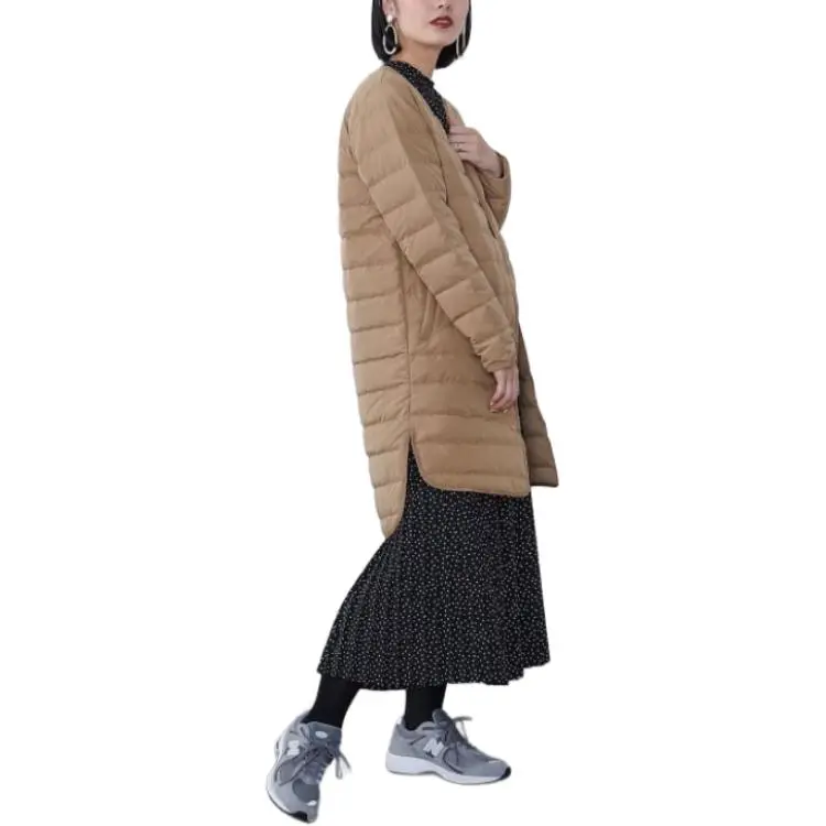 Beams HEART Down Jacket Women's Light Brown-4