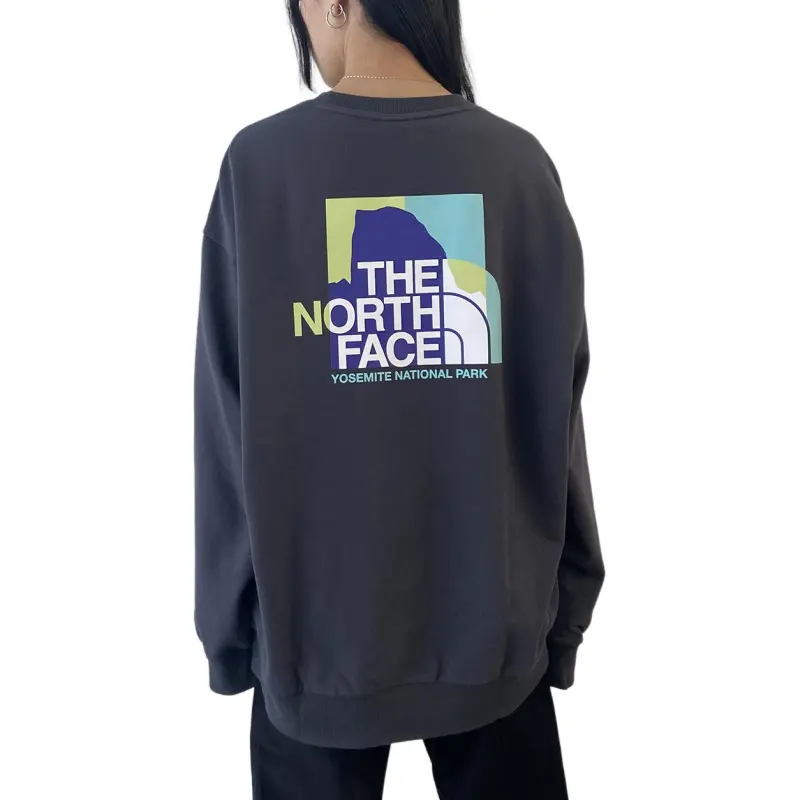 THE NORTH FACE Sweatshirts Men Charcoal Gray-3
