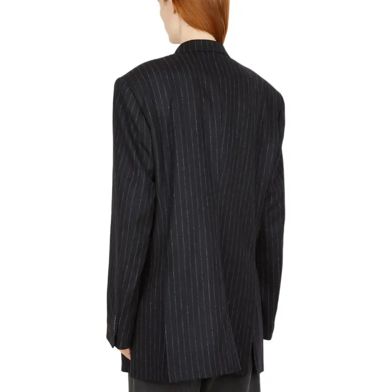 EYTYS Double Breasted Pinstripe Blazer-1