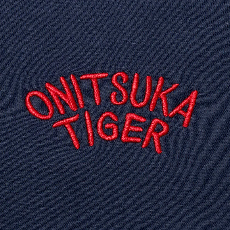 Onitsuka Tiger SWEAT Sweatshirt Unisex Navy Blue/Red-2