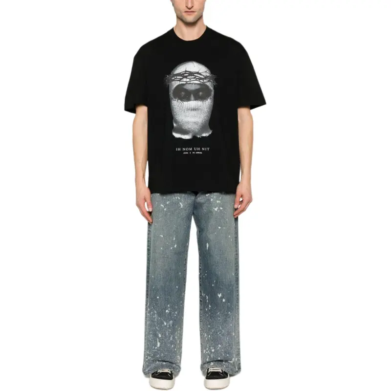 IH NOM UH NIT Crowned Mask T Shirt-2