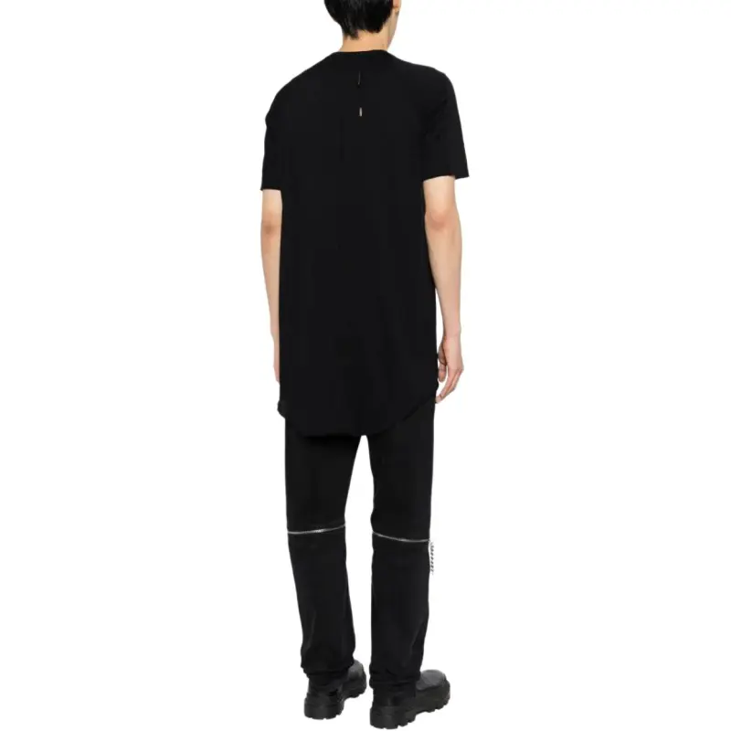 BORIS BIDJAN SABERI Raw cut Edge Cotton T shirt-1
