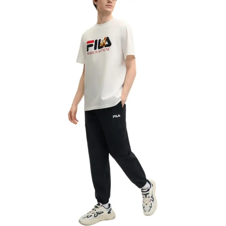 FILA ORIGINALE Knitted Sweatpants Men's Legend Blue NV-6