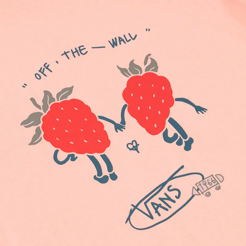 Vans T Shirts Women's Flesh Pink-2