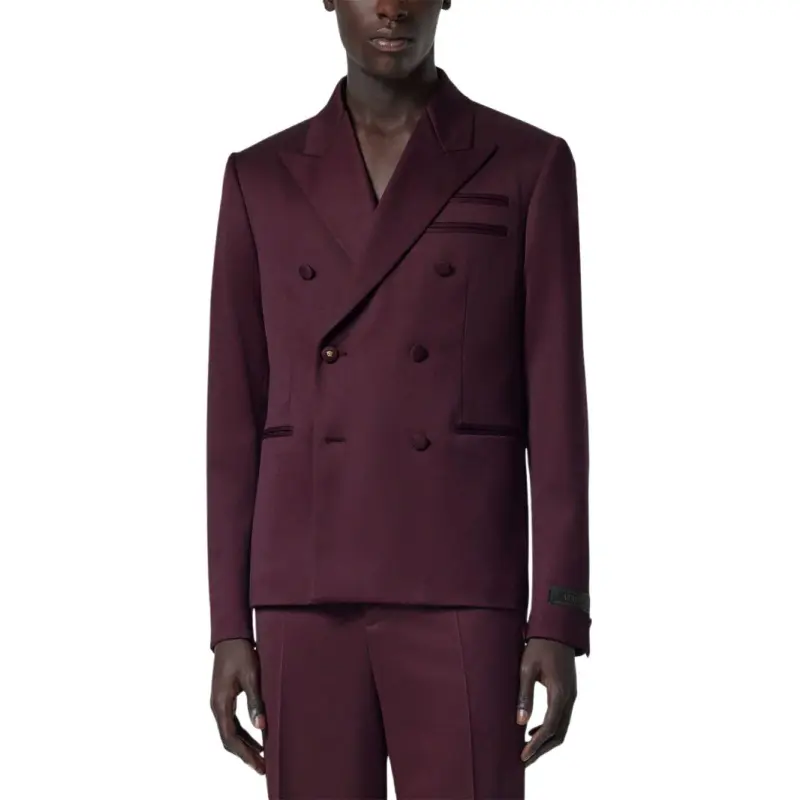 VERSACE Double Breasted Tailored Blazer-2