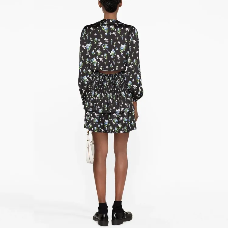 Maje Long-Sleeved Dresses Women's Black-2
