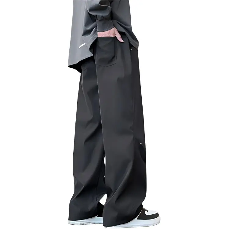Ang2 Stu Casual Pants Unisex Black-5