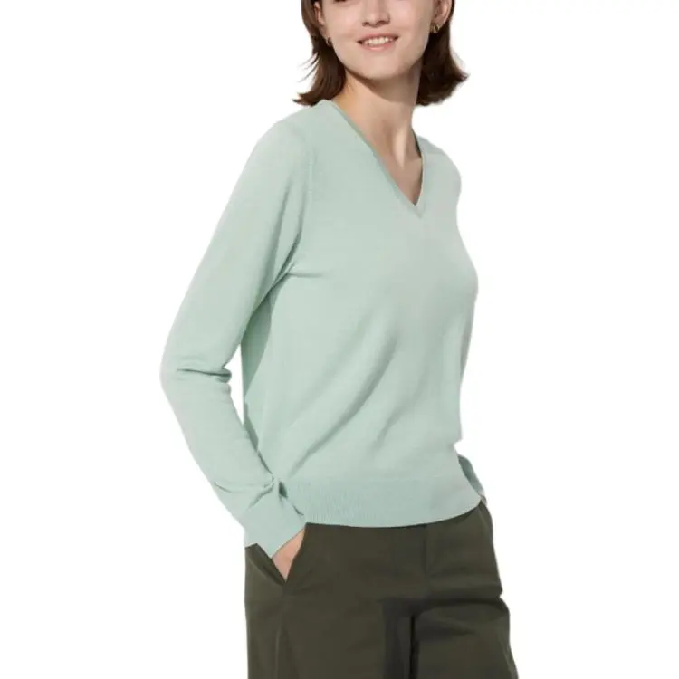 UNIQLO Sweater Women's Light Green-1