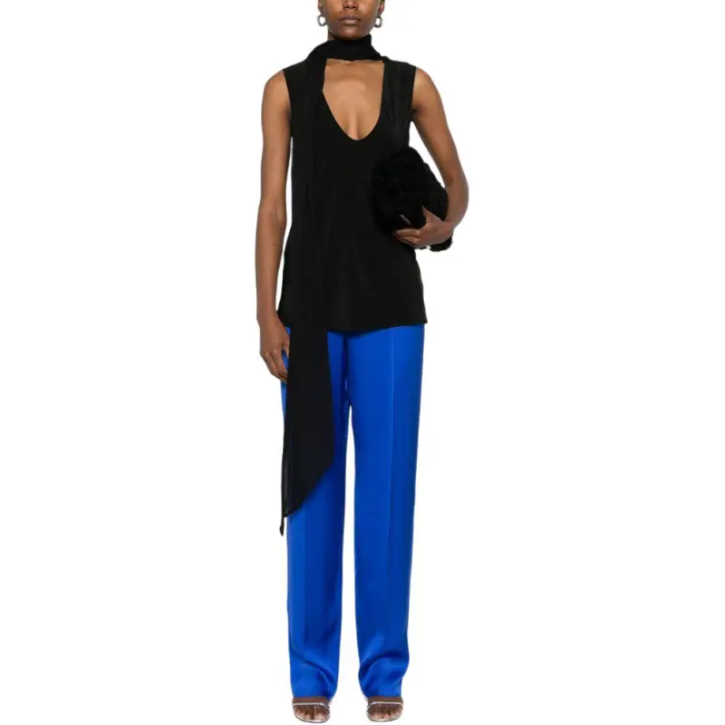 GIORGIO ARMANI Silk Trousers-1