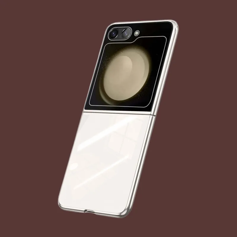 Hanno Acrylic Material Phone Cases Compatible With Samsung Galaxy Z Flip 5/4.-5