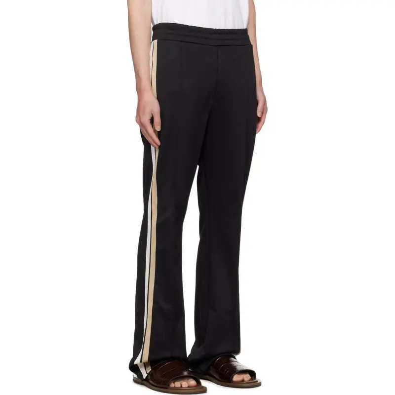 Ferragamo Logo Embroidered Striped Track Pants-5