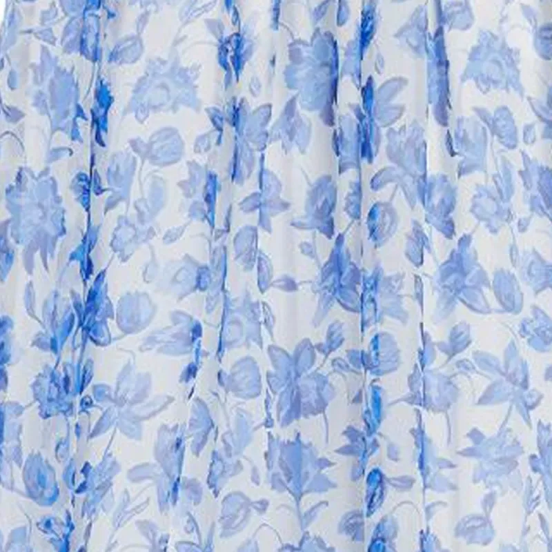WEEKEND MaxMara SS25 Casual Long Skirt Women's Blue-5