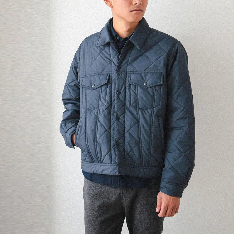 Beams Jackets Men Marine Blue-8