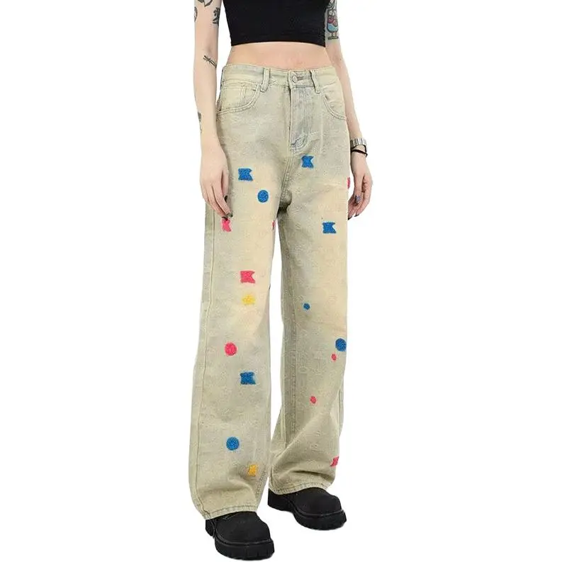 MGXEK Jeans Unisex Yellow Mud-2