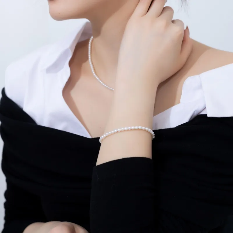 ANGEPERLE Pearl Bracelets Women's-4