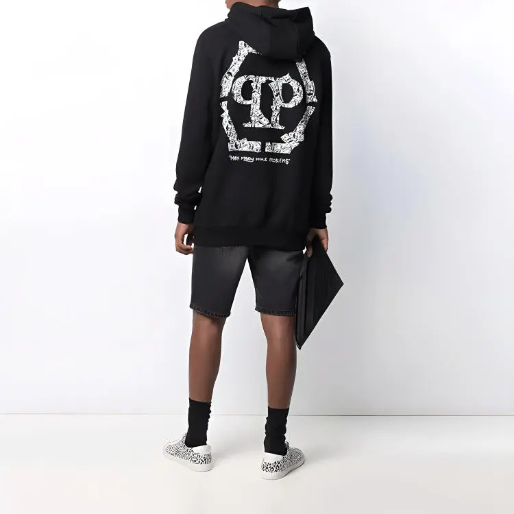PHILIPP PLEIN Money Graphic print Hoodie-3
