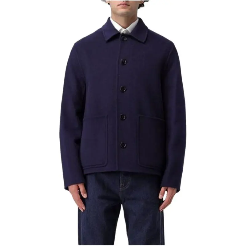 Ami Double Face Short Coat-4