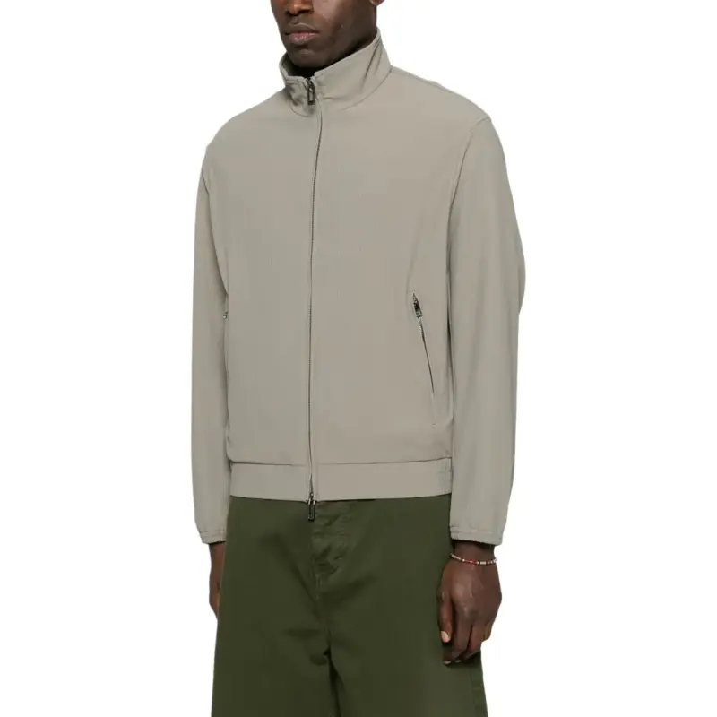 EMPORIO ARMANI Ribbed Jacket-3
