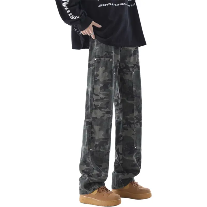 WELTER EXPERIMENT Jeans Unisex Camouflage-3