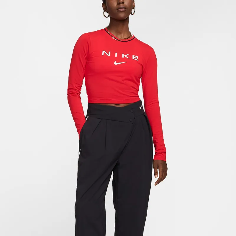 Nike Sportswear Chill Knit Women's Slim Long-Sleeve Cropped Graphic Tee-2