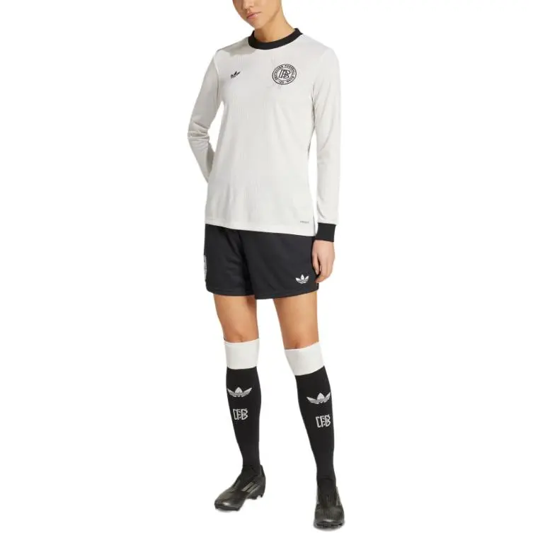 Adidas Originals ANNIVERSARY SS25 Soccer Jersey Women's White/Black-4