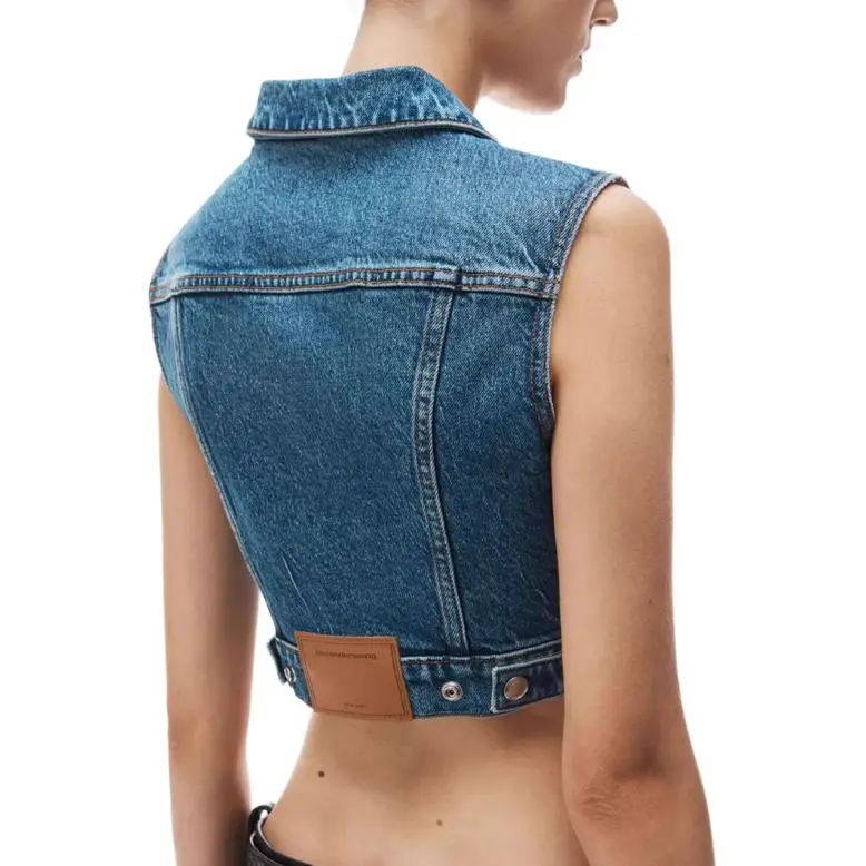 Alexander Wang Trucker Vest Denim Jacket-4