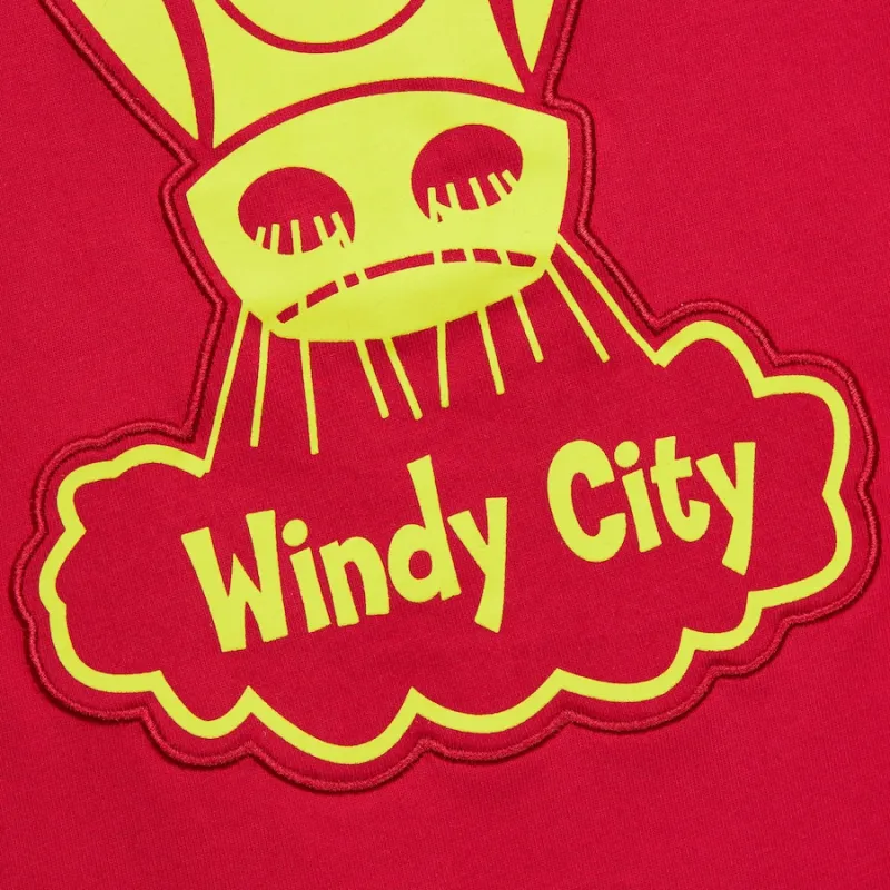 Mitchell & Ness x NBA Chicago Bulls T Shirt Men's Red-2
