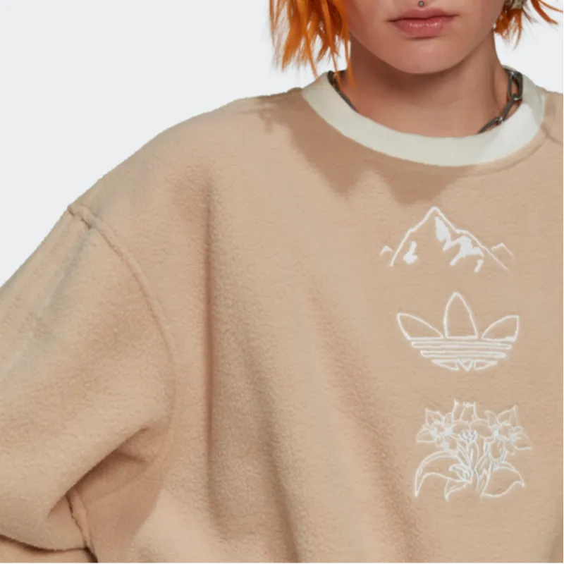 Adidas Originals Sweatshirts Women's Light Umber-3