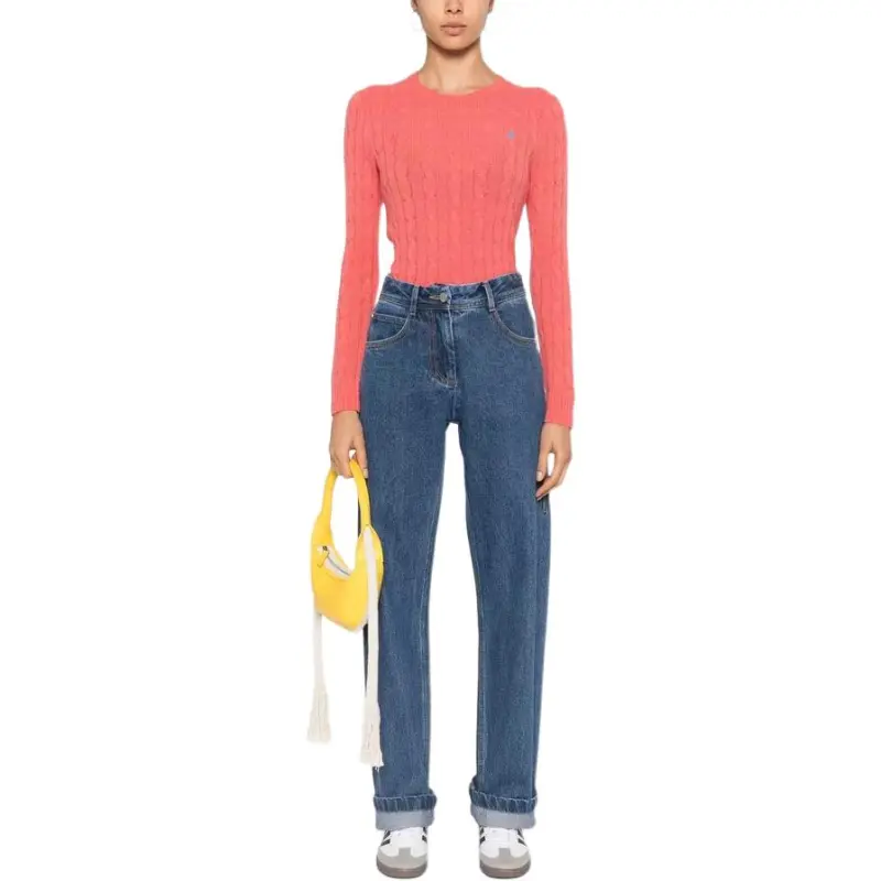 Polo Ralph Lauren Pony Embroidered Cable Knit Jumper-2