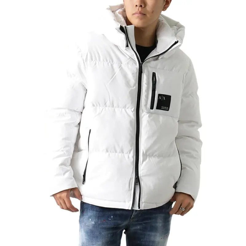 ARMANI EXCHANGE Down Jackets Men White-3