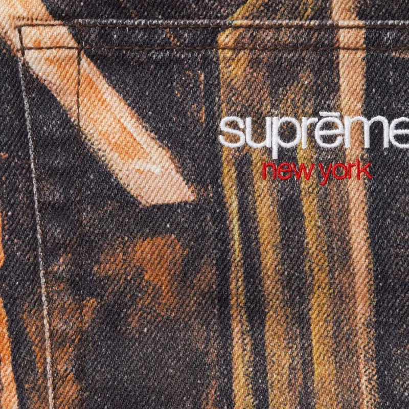 Supreme Ernie Barnes Baggy Denim Short-2
