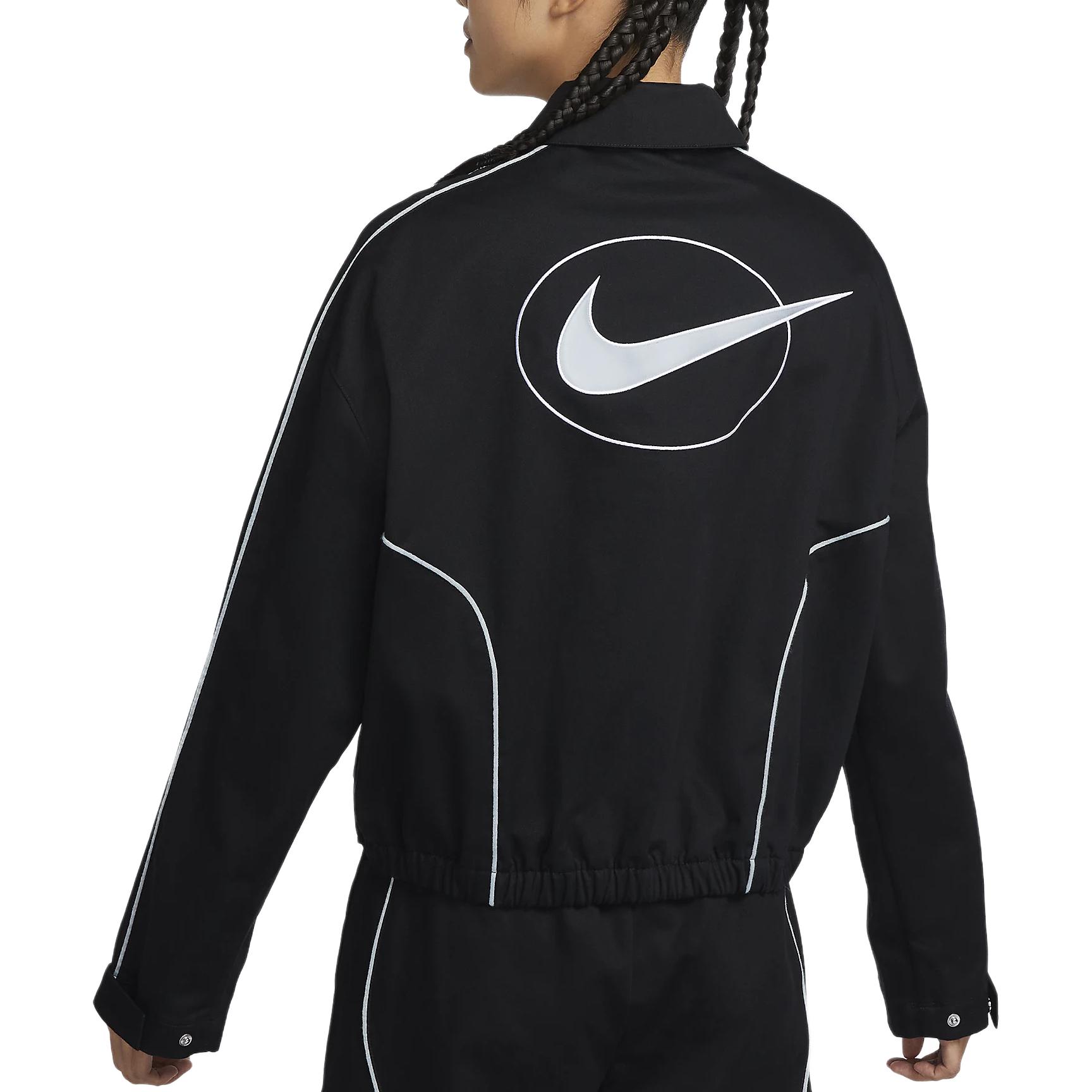 Nike Sportswear Women's Woven Jacket Black L - POIZON